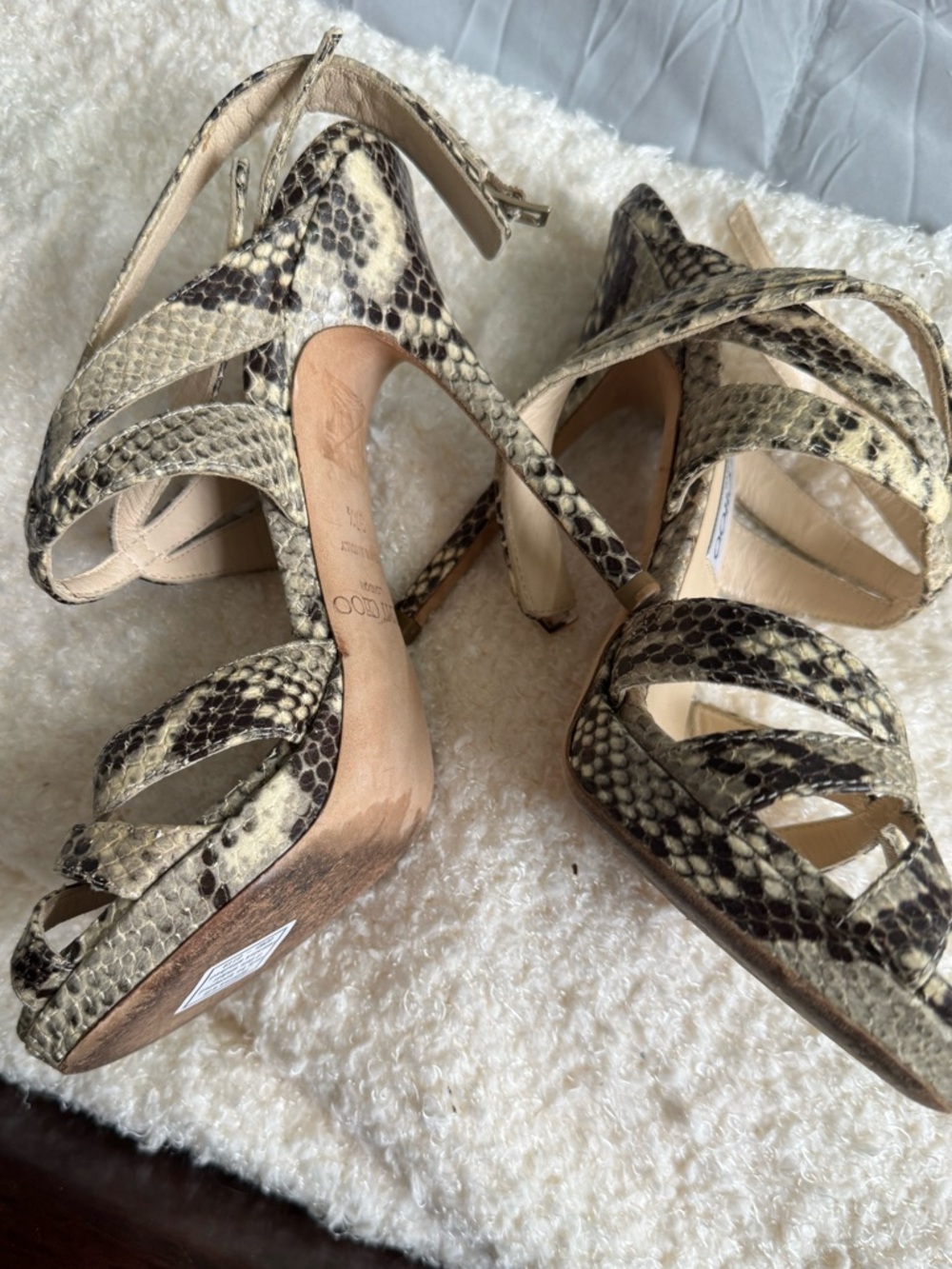 Jimmy Choo Nina Python Heels - Picture 5 of 10
